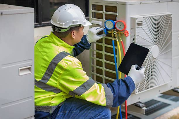 Professional Air Duct Cleaning technician working in Silverhill, AL